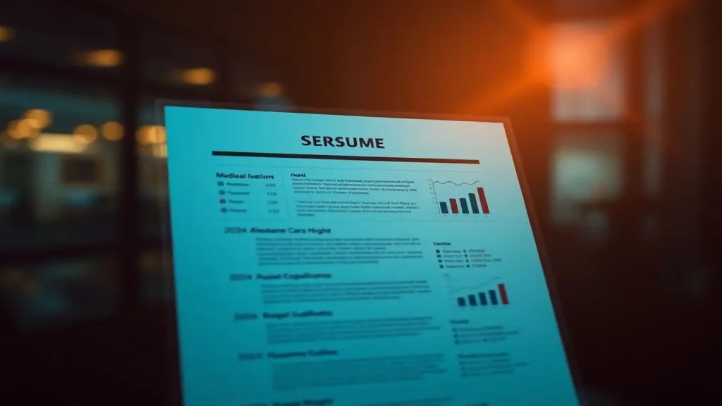 Currículum digital minimalista y profesional 2024