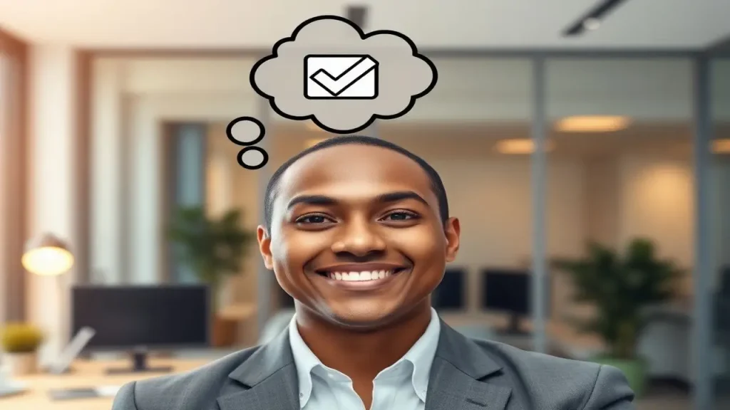 Éxito y alivio profesional en oficina moderna