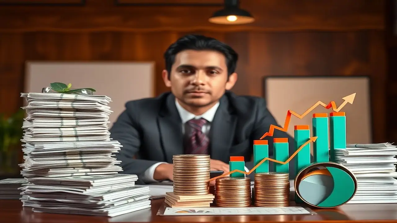 Contador mexicano, éxito financiero vibrante y profesional