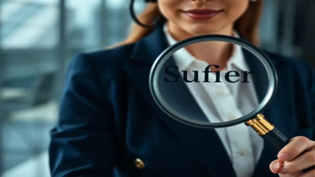 Mujer profesional, currículum elegante, enfoque minimalista